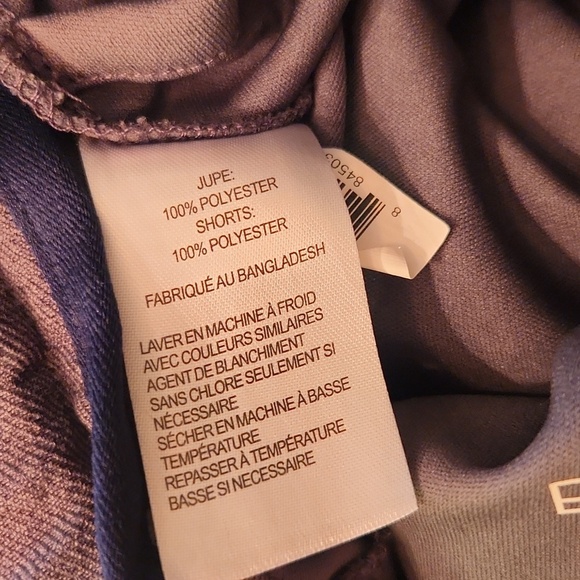 French Toast Gray Uniform Skirt With Shorts Underneath Size 8 Adjustable Waist - Picture 4 of 5